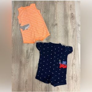 Carter's Boys 9 Months Romper Bundle